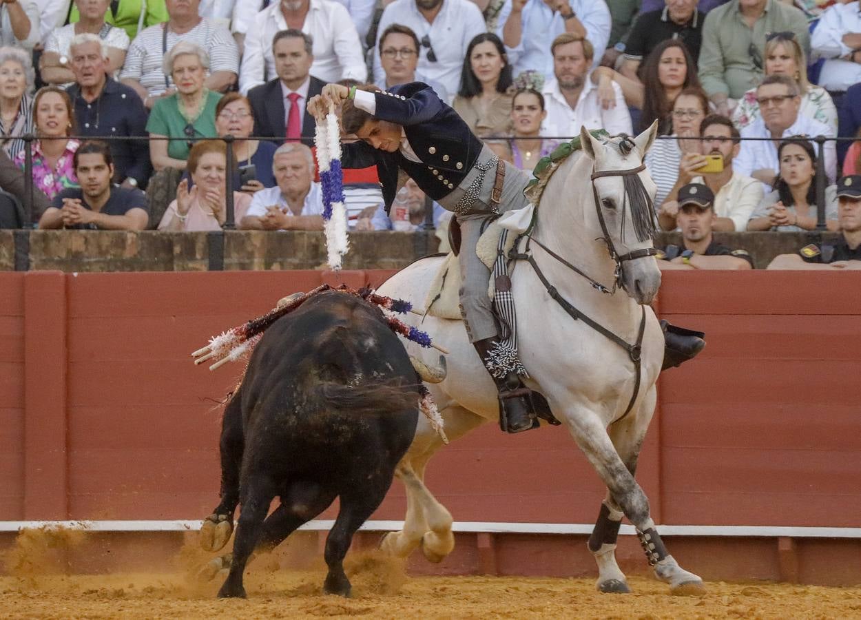 Domingo triunfal de Guillermo Hermoso de Mendoza en la plaza de toros de Sevilla