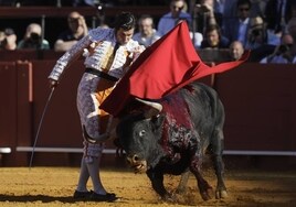 Las imágenes de la corrida de Morante, Talavante y De Justo en Sevilla 2023