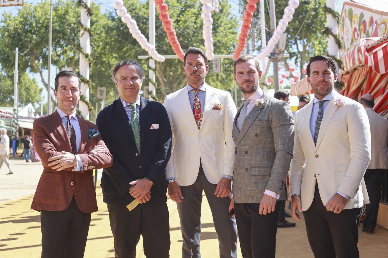 Javier Fusté, Pablo Echenique, Manuel Ortiz, Steven Hudson y Miguel Lancha