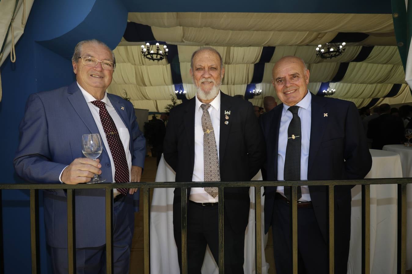 Recepción en la caseta de la Policía Nacional