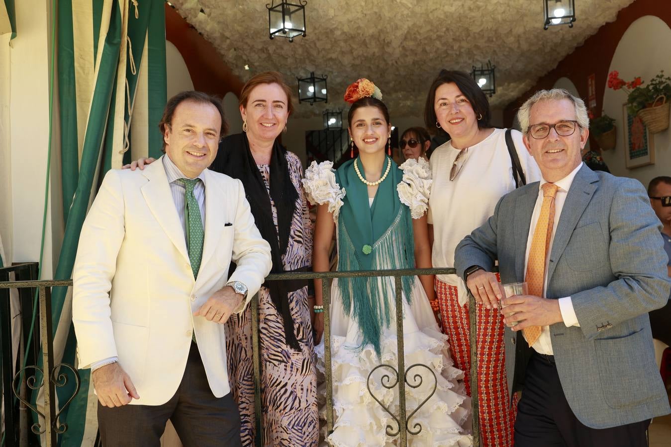 Fernando Andrada-Vanderwilde, Marí­a Pérez, Marta y Patri­cia Castañeda y Pedro Morales