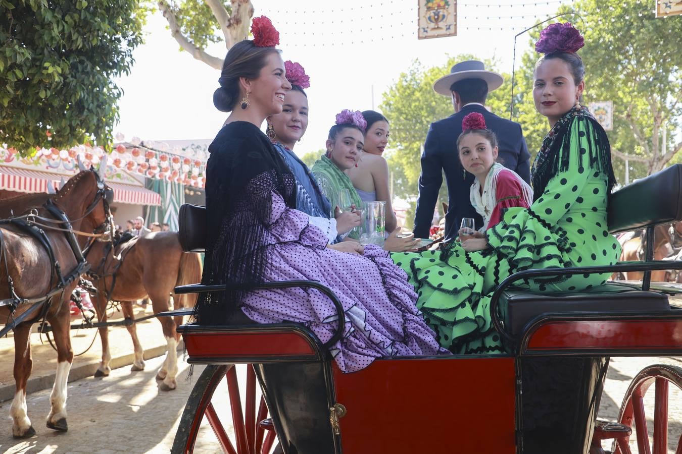 Paula Gámez, Teresa Ramón, Erica Flores, Ana García y Lourdes Chaves