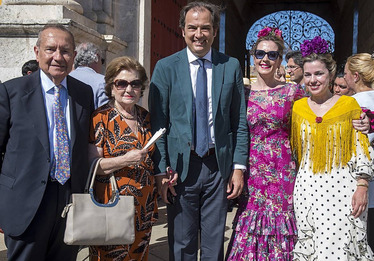 Federico Argüelles, Ana Arias, José Luque Teruel, Carmen de Tomás y Ana Argüelles