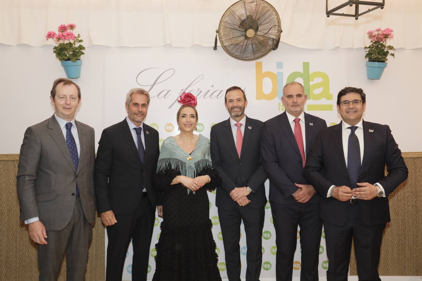 Recepción en la caseta de Bidafarma