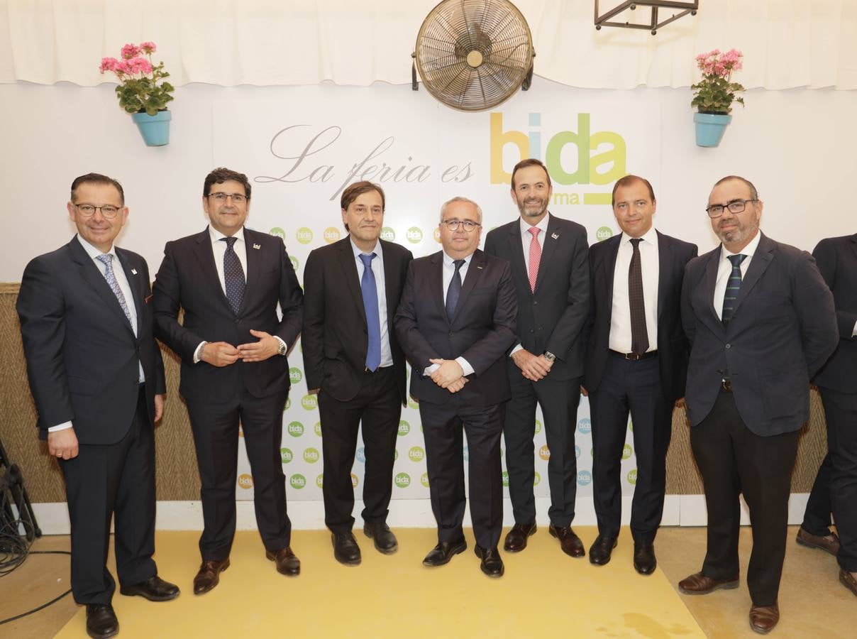 Recepción en la caseta de Bidafarma