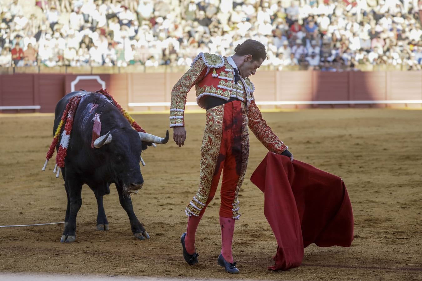 Faena de Alejandro Talavante, este martes en la Maestranza