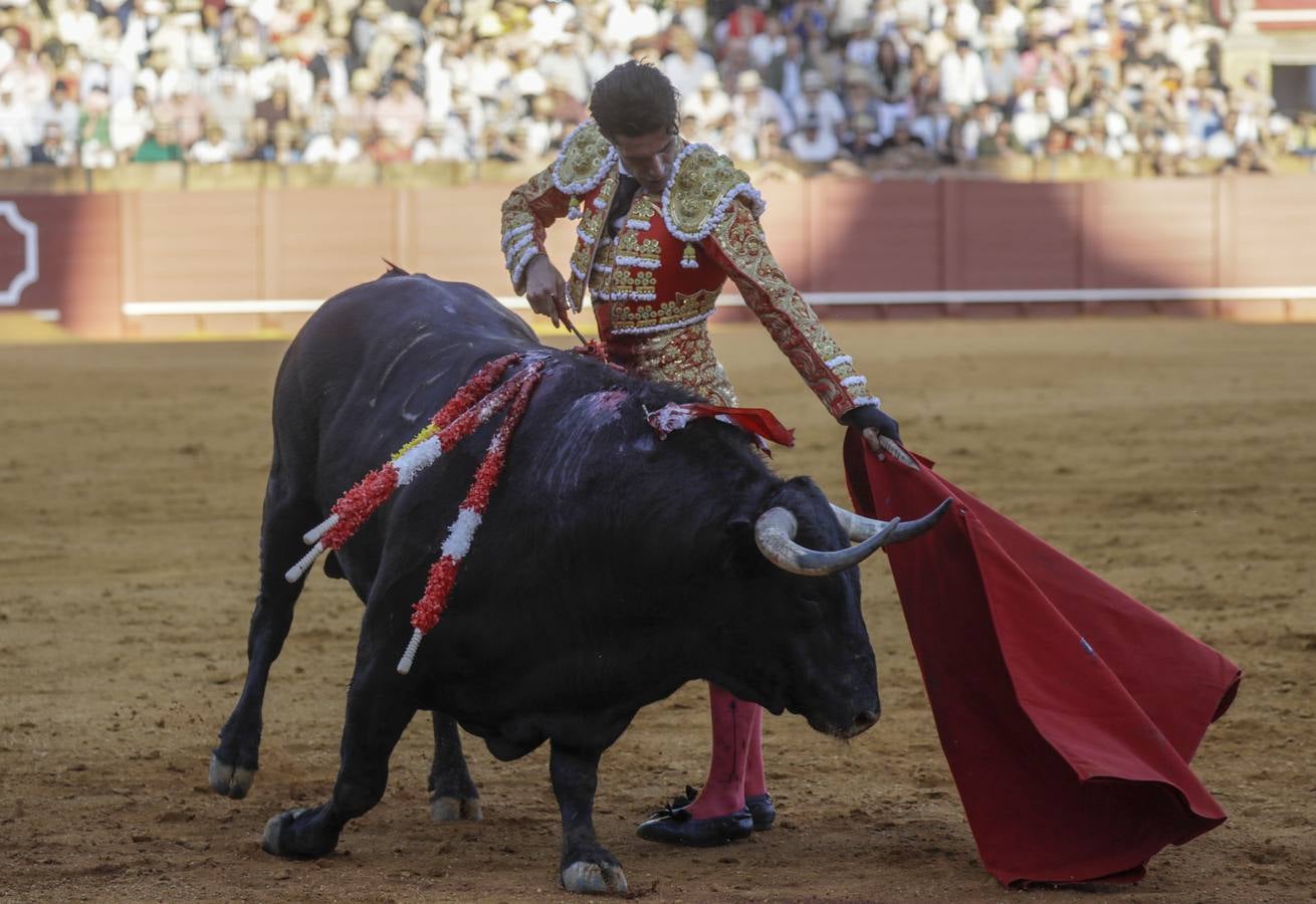 Faena de Alejandro Talavante, este martes en la Maestranza