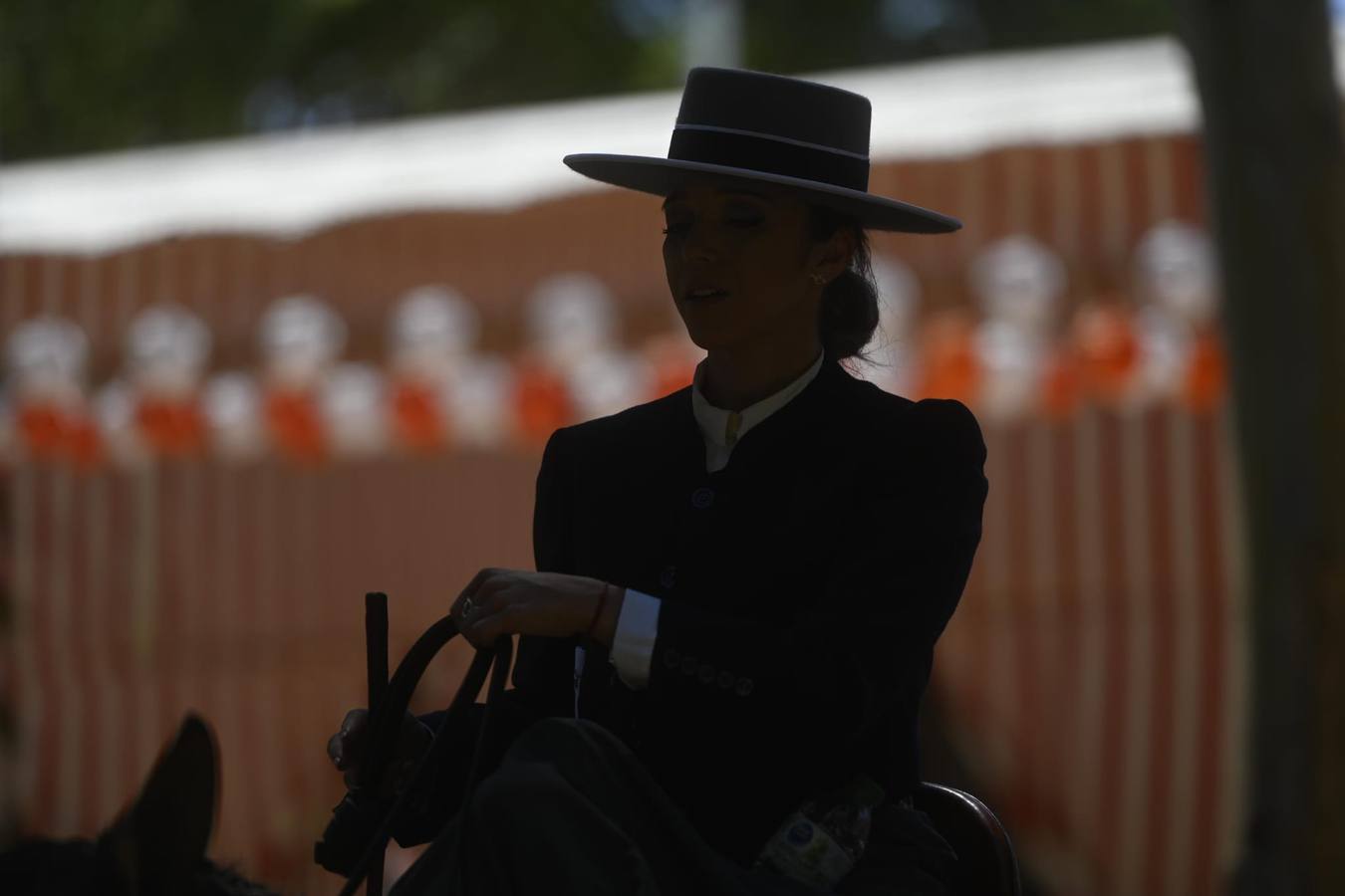 Ambiente en el real este miércoles festivo de la Feria de Abril 2023