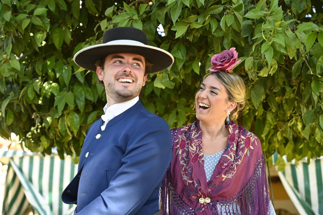 Ambiente en el real este miércoles festivo de la Feria de Abril 2023