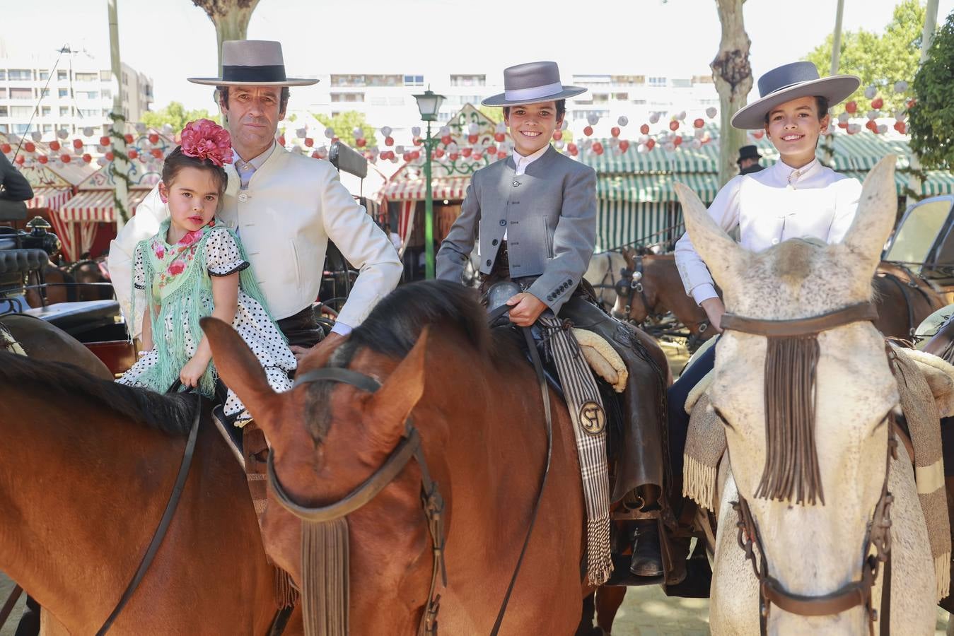 Joche, Fernanda, Pepe y Manuela Ferraro