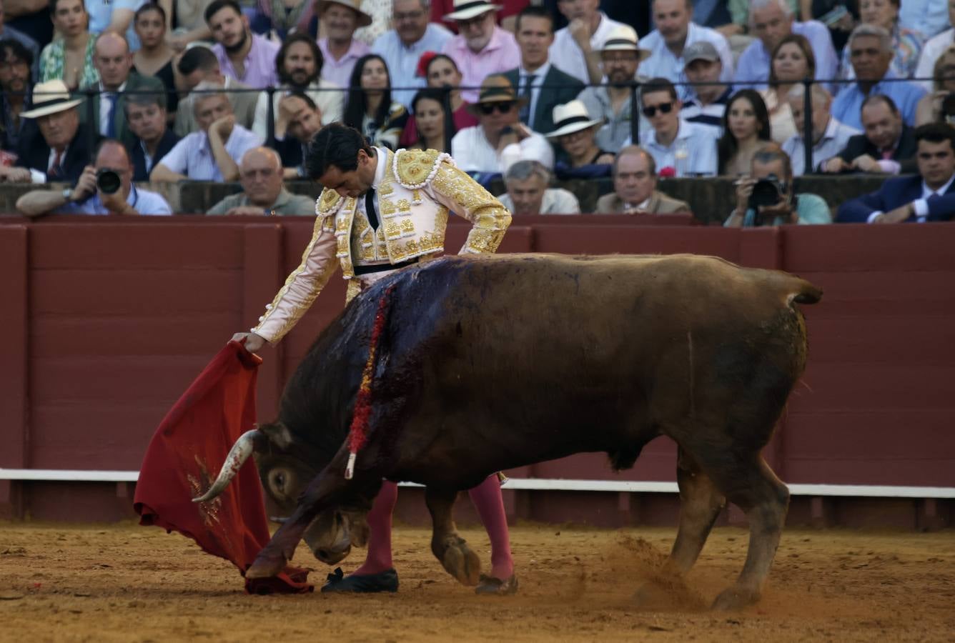 Juan Ortega, este miércoles en el coso sevillano