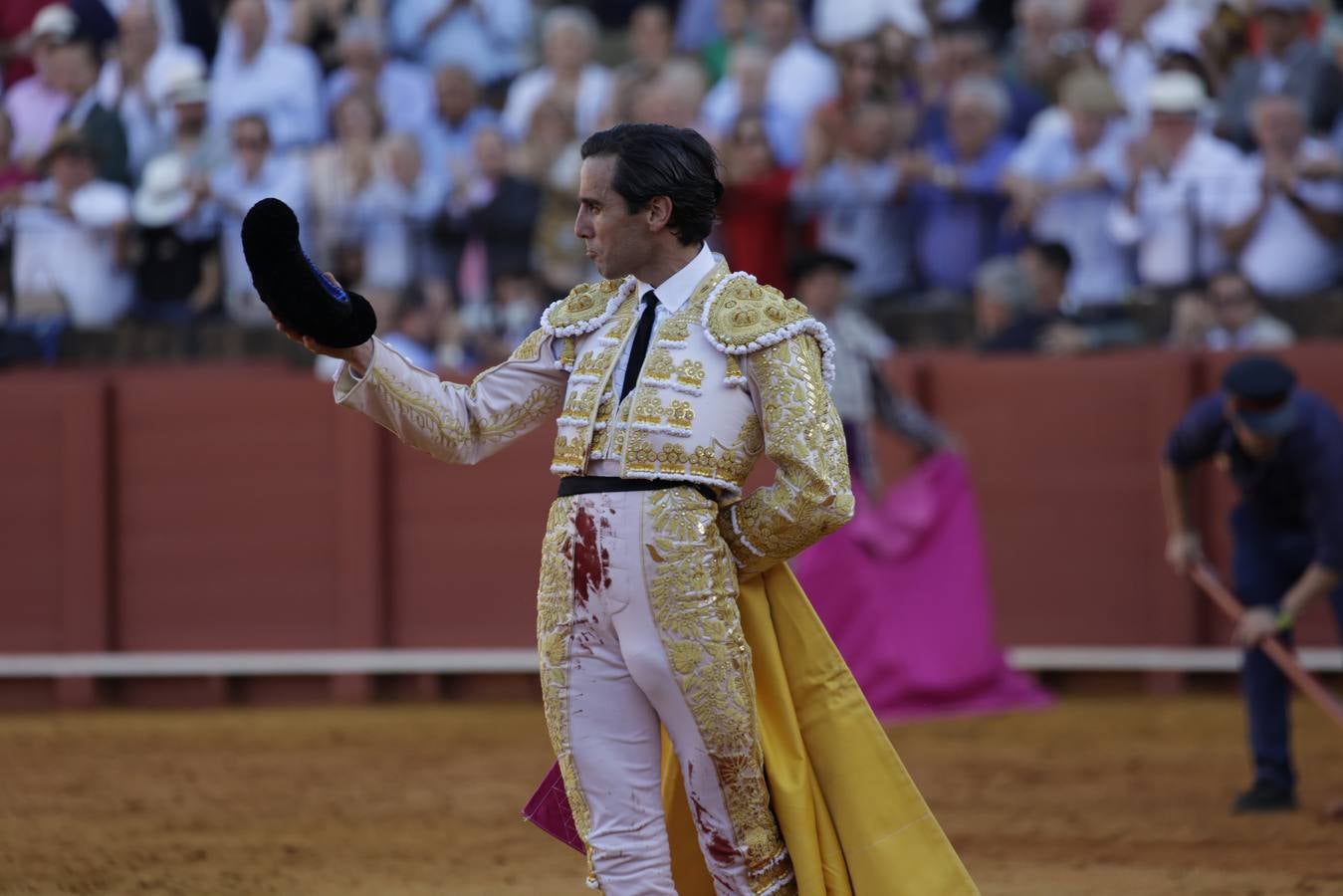 Juan Ortega, este miércoles en el coso sevillano