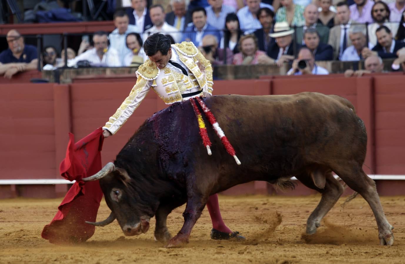 Juan Ortega, este miércoles en el coso sevillano