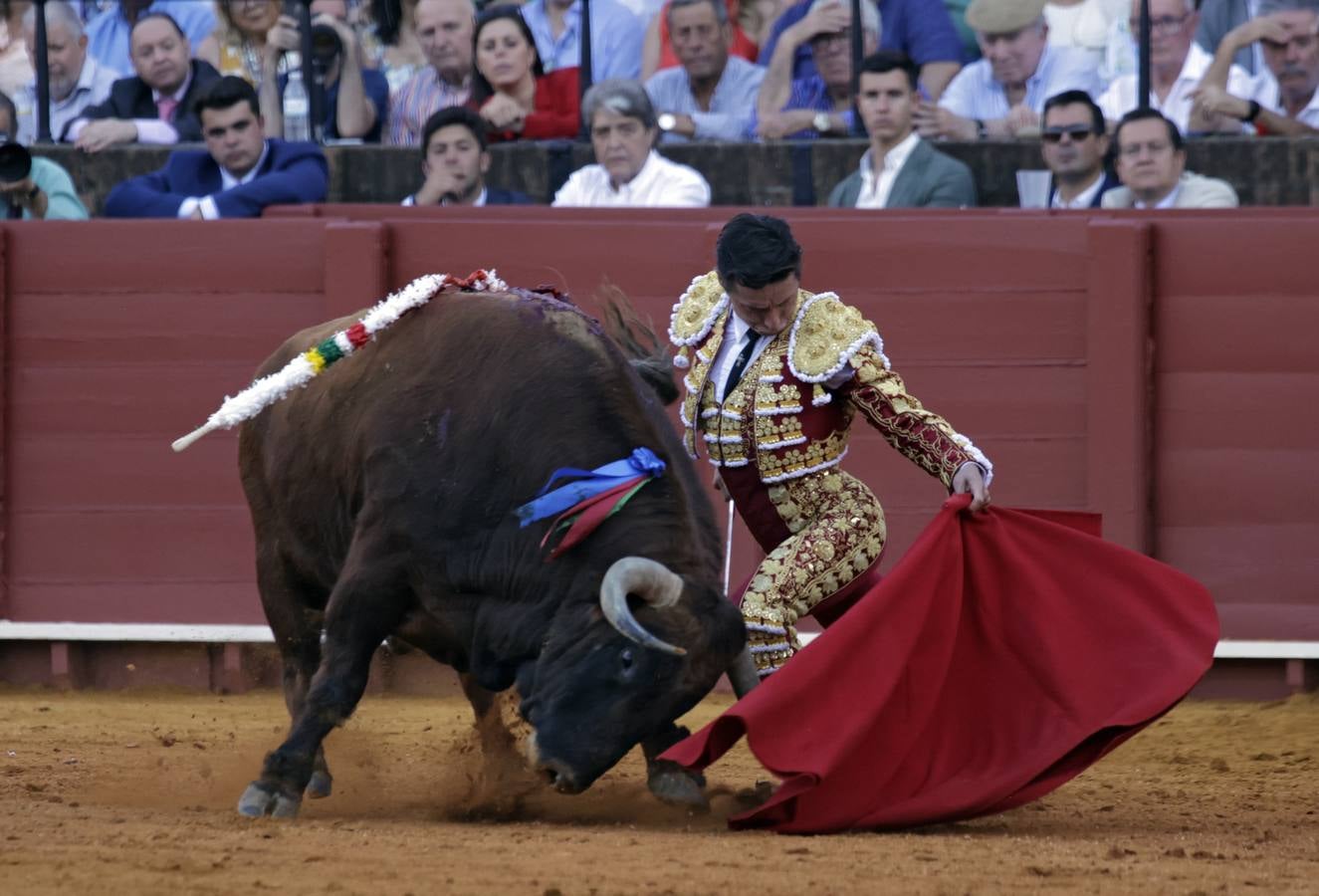 El torero Diego Urdiales completaba el cartel este miércoles en la Maestranza