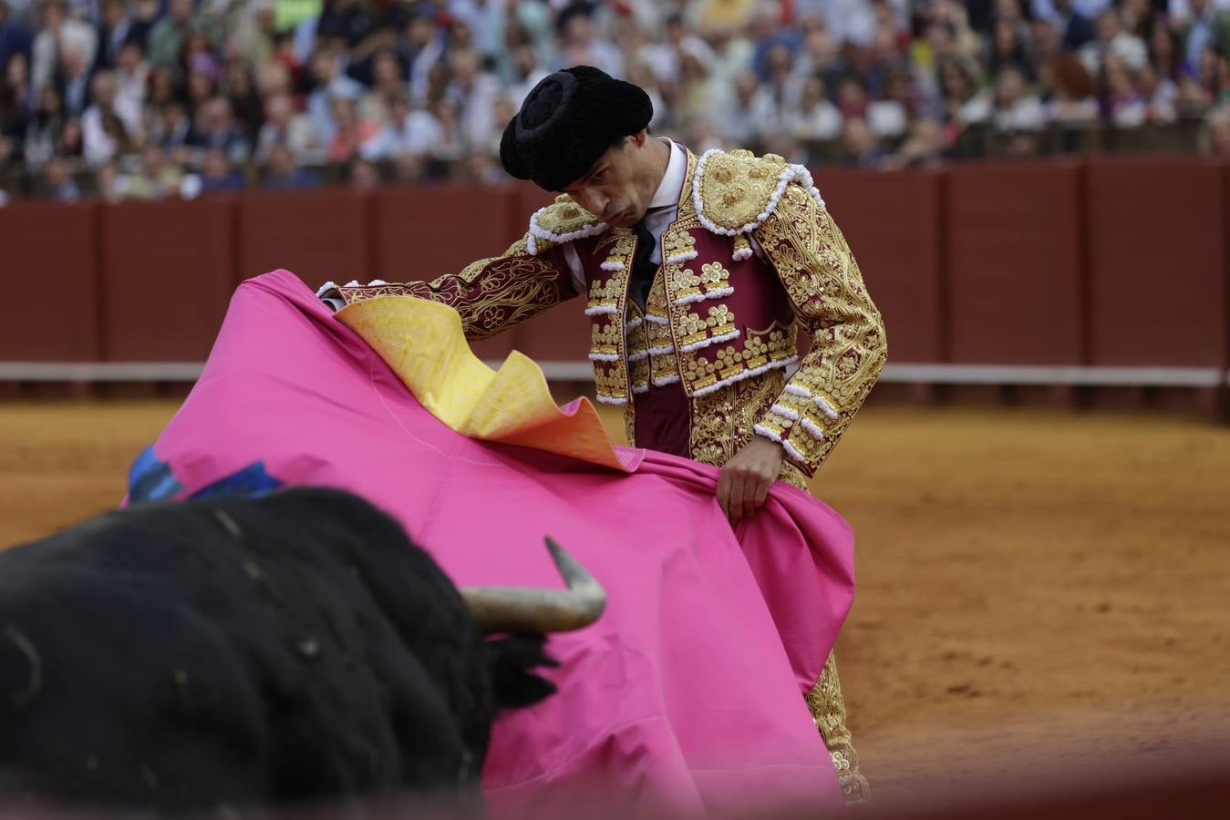 Pablo Aguado, durante su actuación este jueves de farolillos