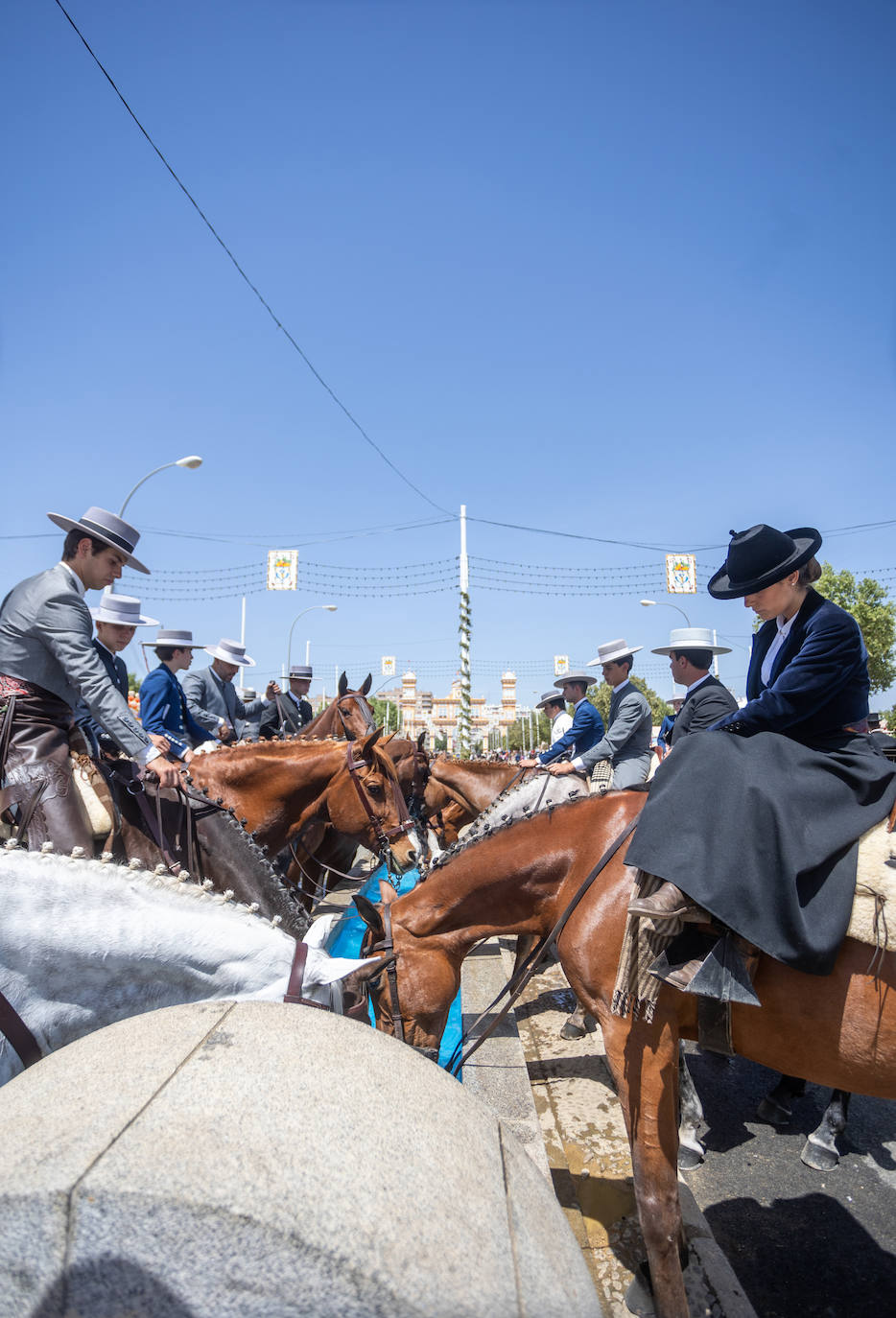 Las calles del Real continúan teniendo gran afluencia de público este jueves