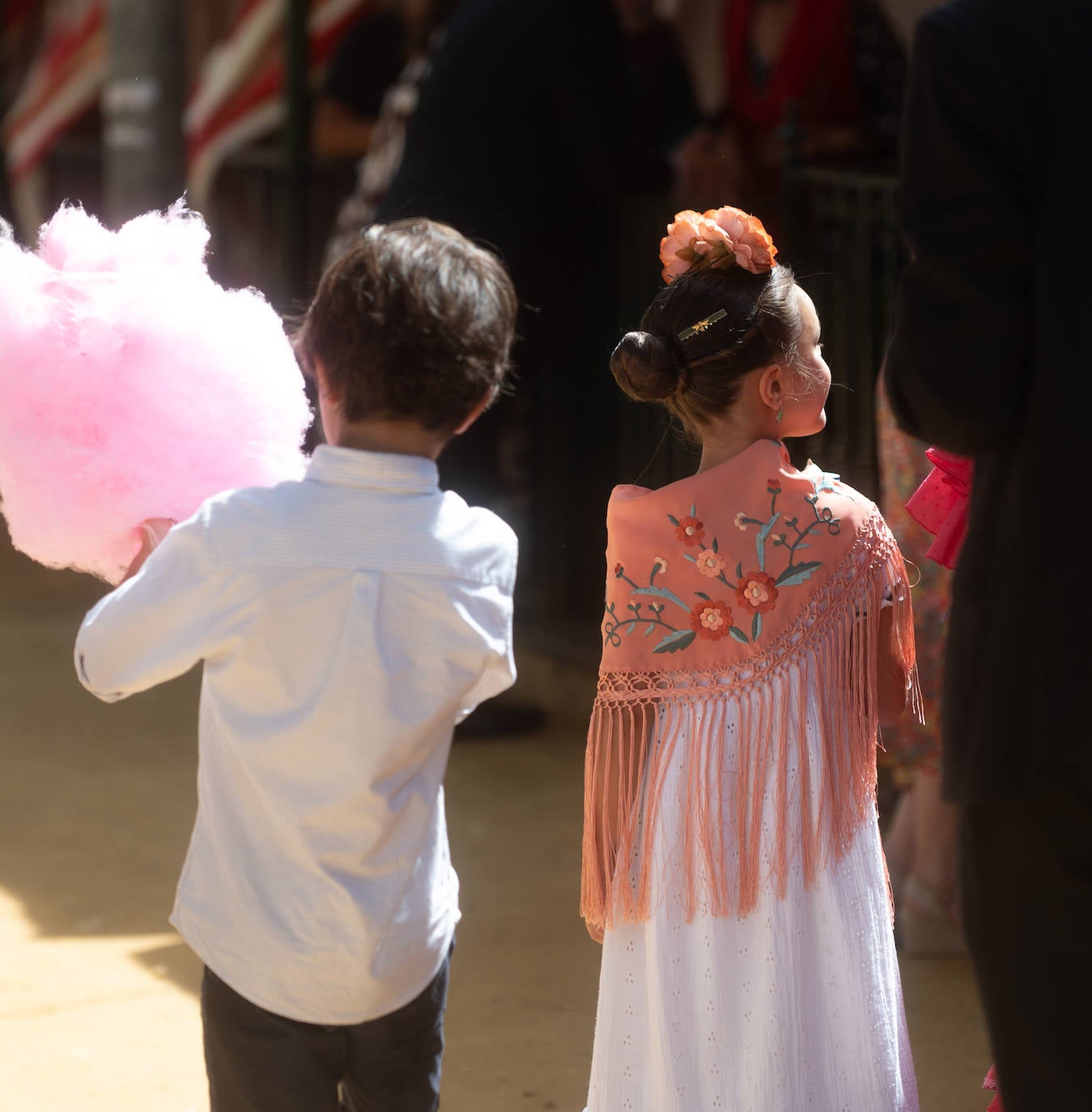 Las calles del Real continúan teniendo gran afluencia de público este jueves