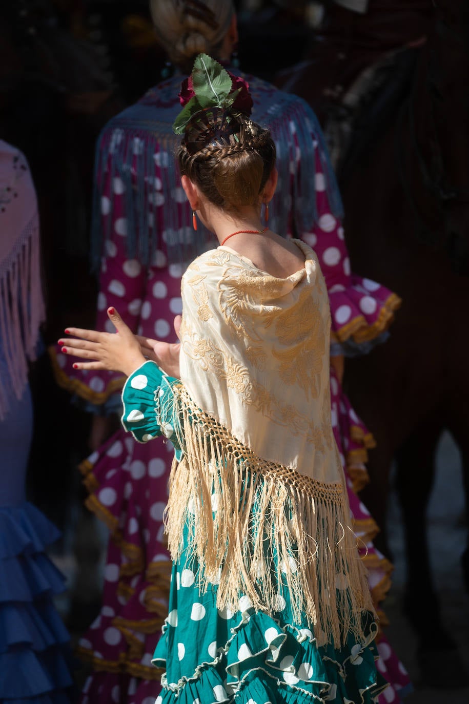 Las calles del Real continúan teniendo gran afluencia de público este jueves