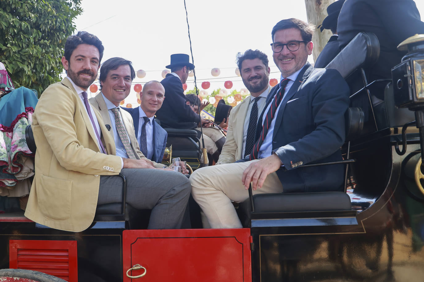 Hugo Benavides, Luis Farrán, Jesus Avilés, Miguel Artacho y Julián Lizaranzu