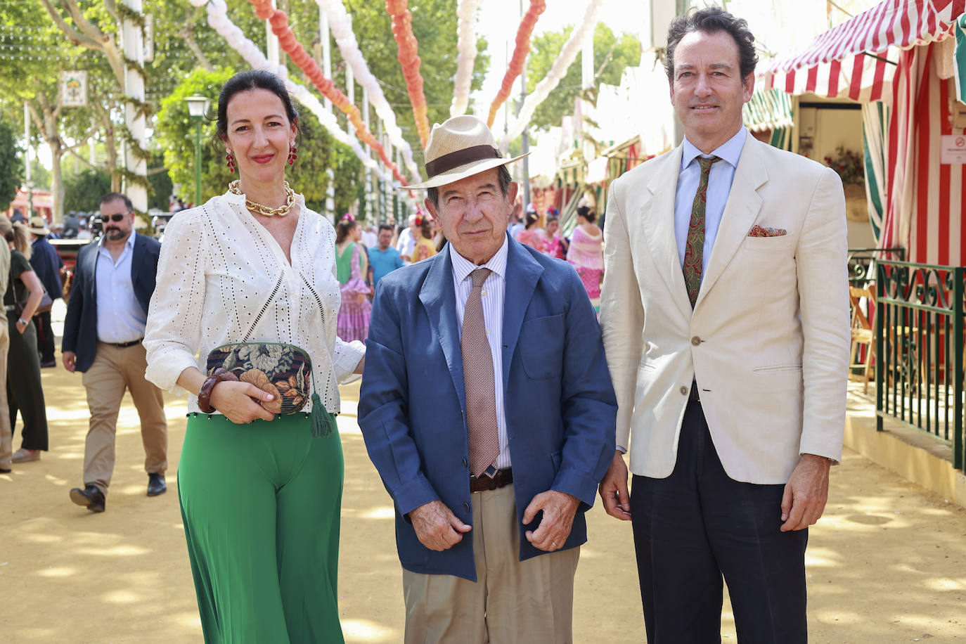 Fátima Martínez-Conradi, Ignacio Martínez-Conradi y Felipe Medina