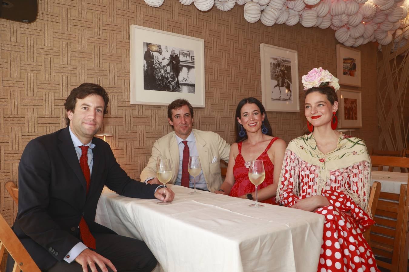 Fernando Domecq, Juni Serra, Alejandra Benjumea y María Mesí­a