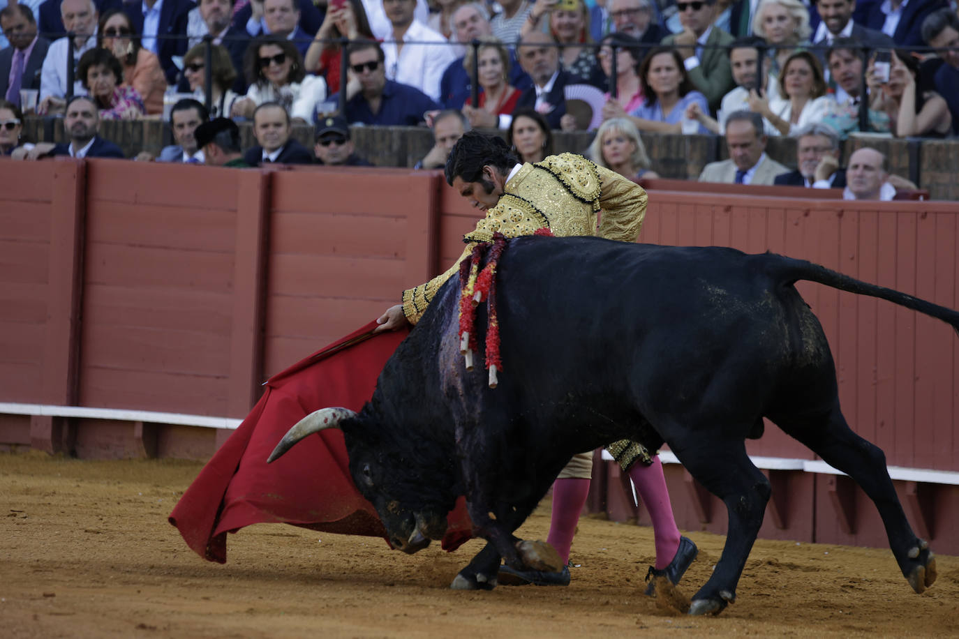 Morante de la Puebla se ciñó a Lancero en la Real Maestranza de Sevilla