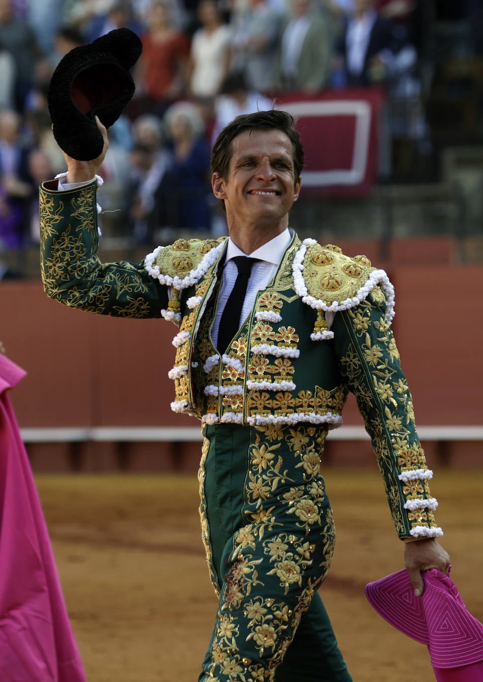El Juli durante su faena en la Real Maestranza de Sevilla