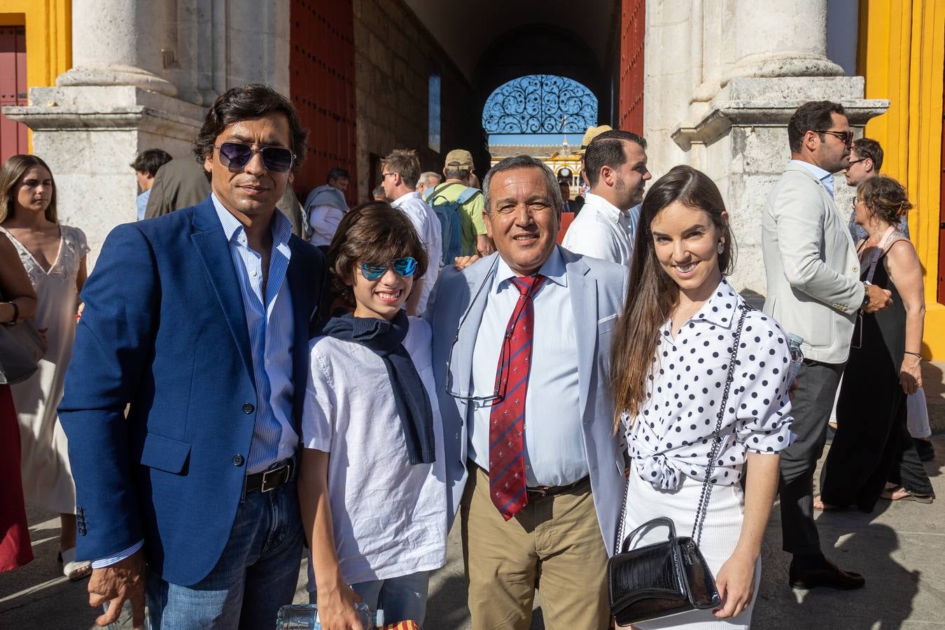 Mario Coelho, Mario Valentino, Domingo Valderrama y Lidia Beltrán