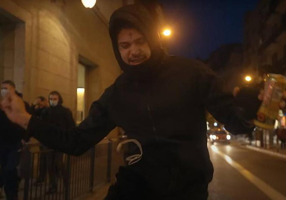 Cecilio, en uno de sus videoclips