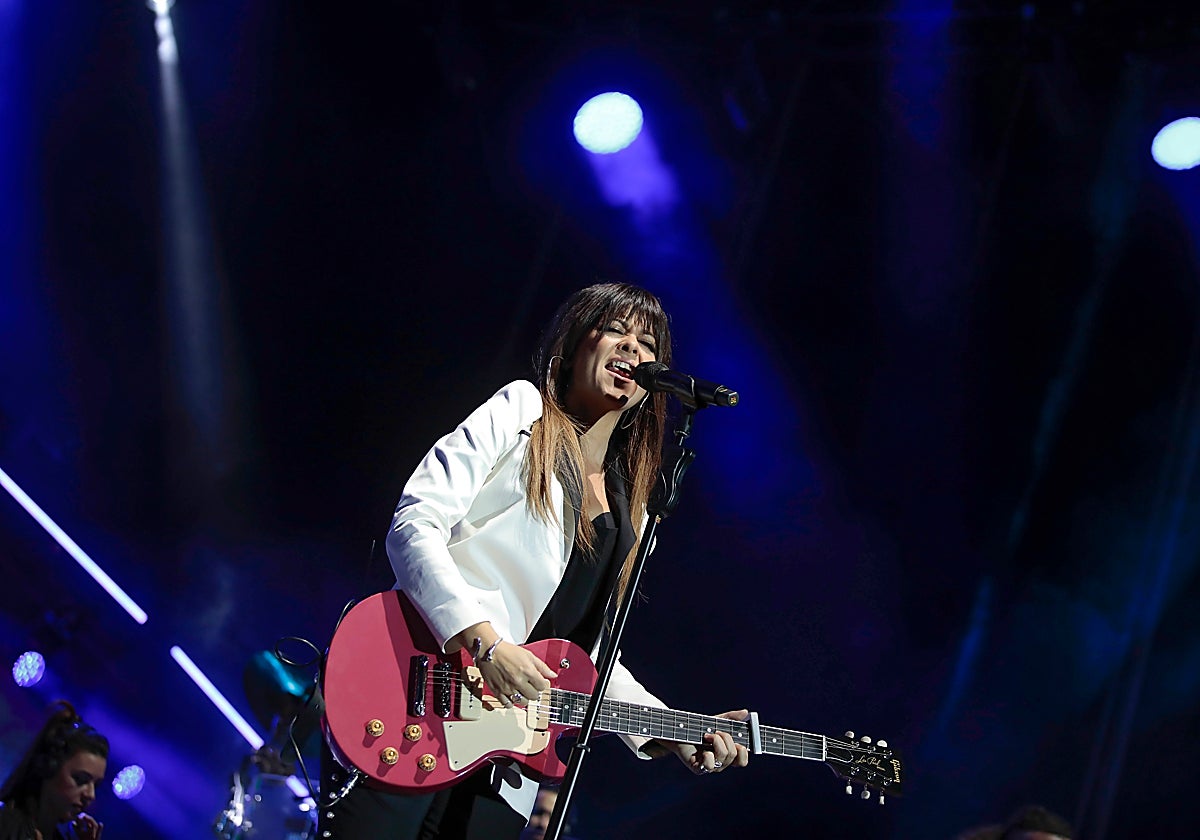 Vanesa Martín, en uno de los conciertos en el Auditorio Rocío Jurado