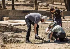 Comienzan los trabajos de excavación en la Ínsula de Neptuno de Itálica