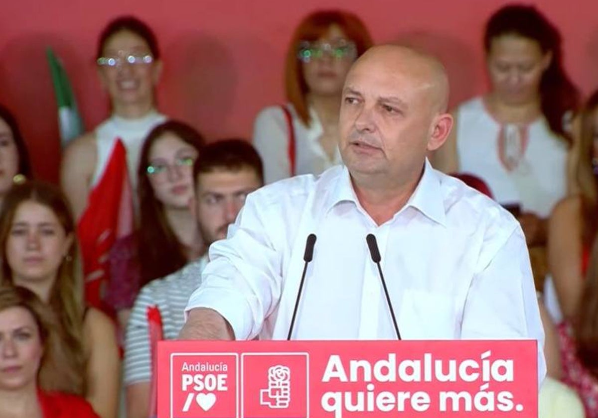 Paco Rodríguez, alcalde de Dos Hermanas, en un acto del PSOE andaluz