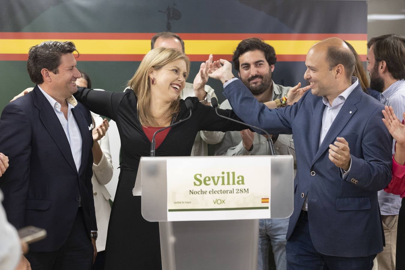 Comparecencia de Cristina Peláez ante los medios