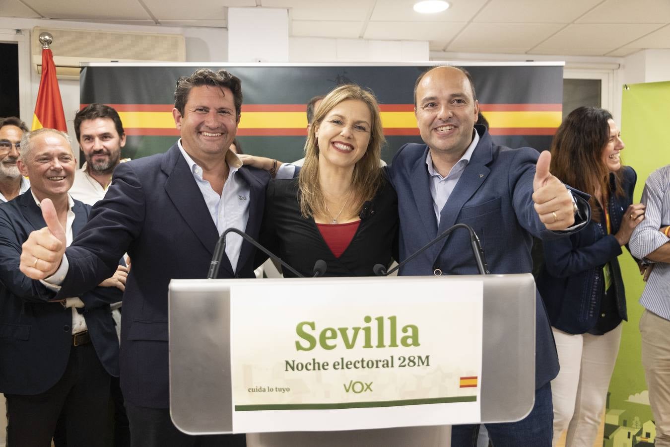 Comparecencia de Cristina Peláez ante los medios