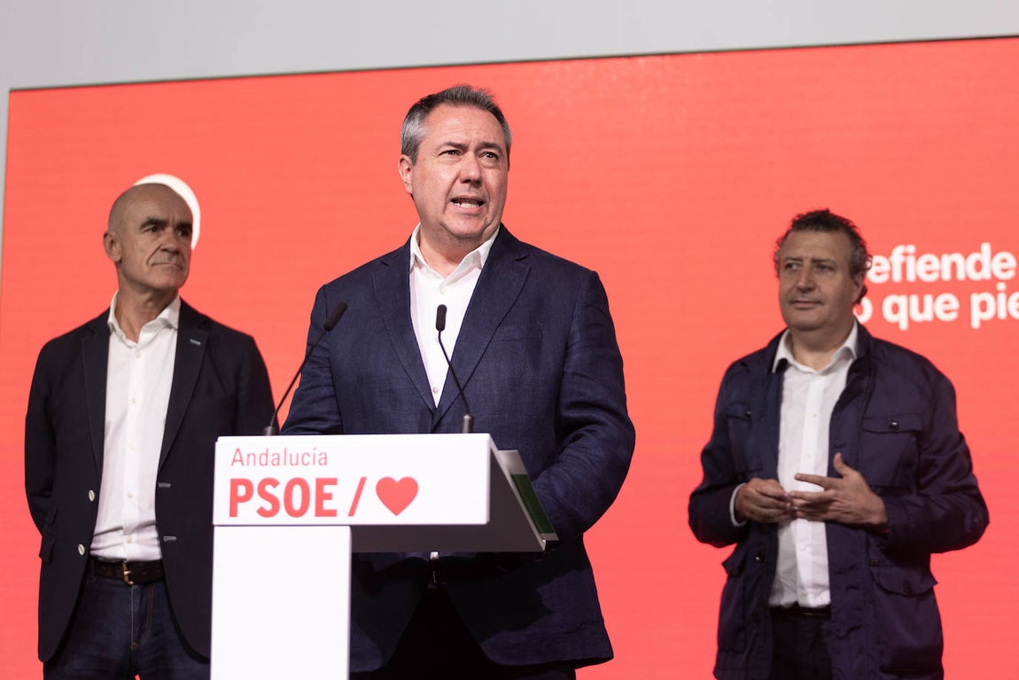 La noche electoral en la sede del PSOE, ubicada en la calle San Vicente