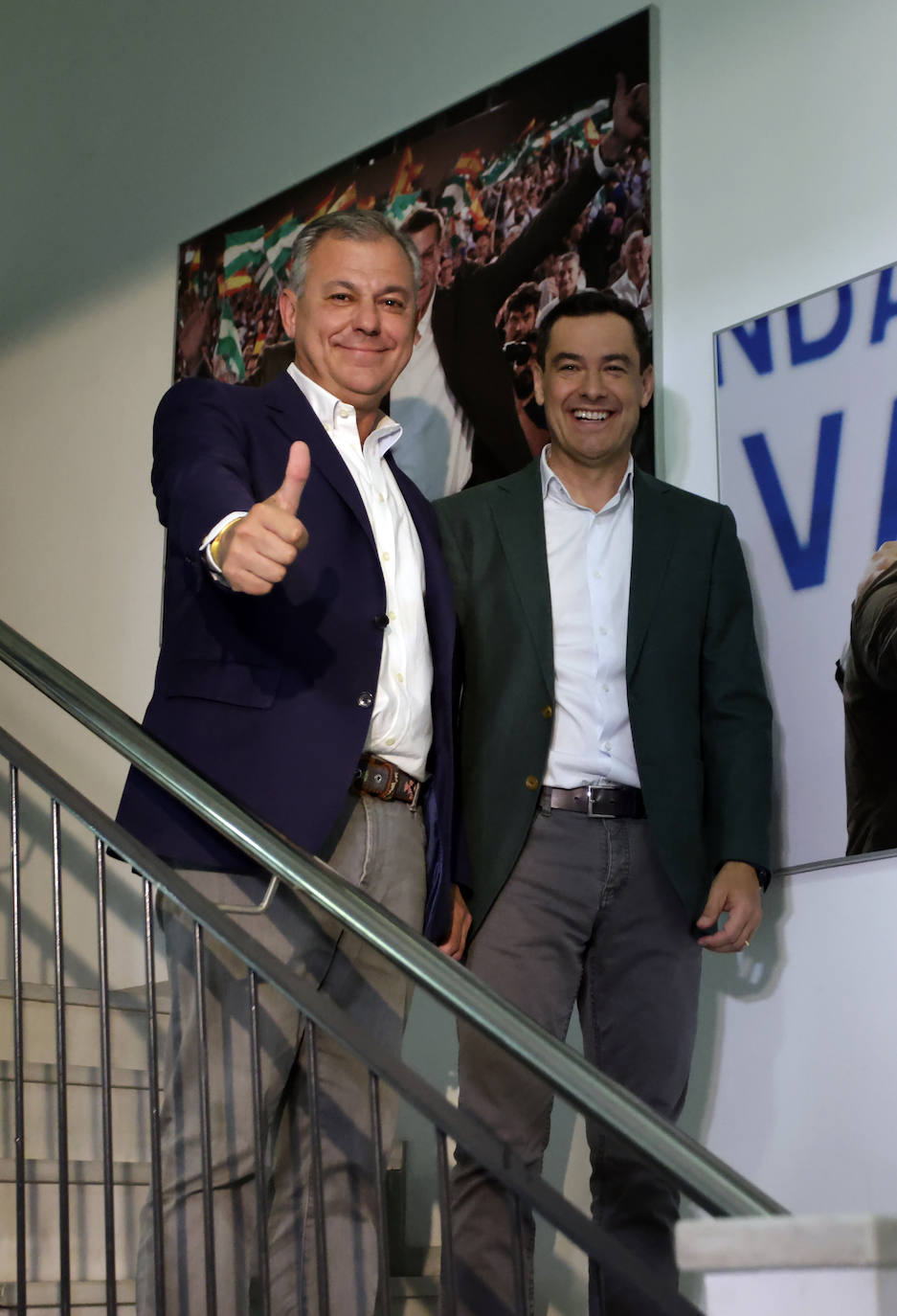 Noche electoral en la sede del PP de la Calle San Fernando