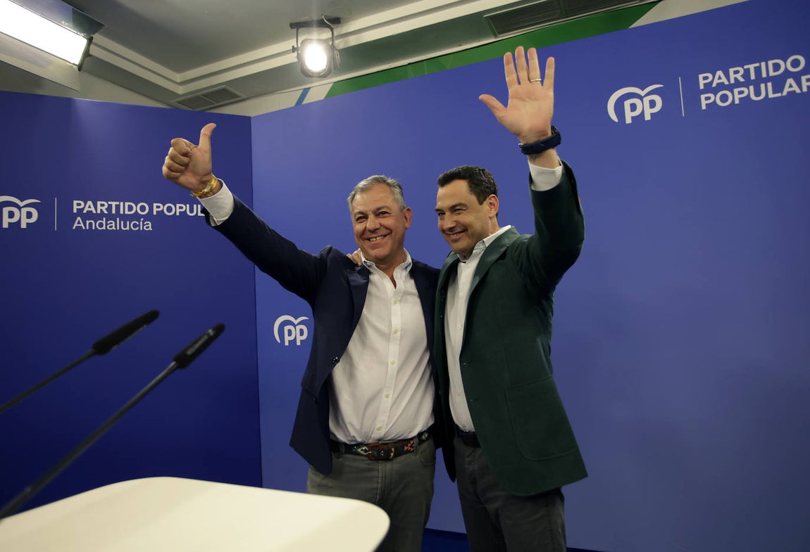 Noche electoral en la sede del PP de la Calle San Fernando