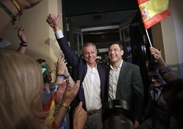 El PP gana en Sevilla, en imágenes