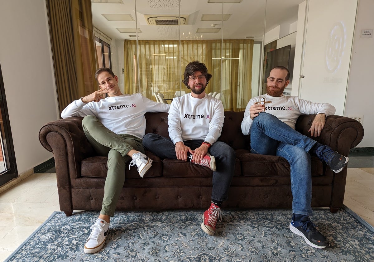 Los tres fundadores de XtremeAI
