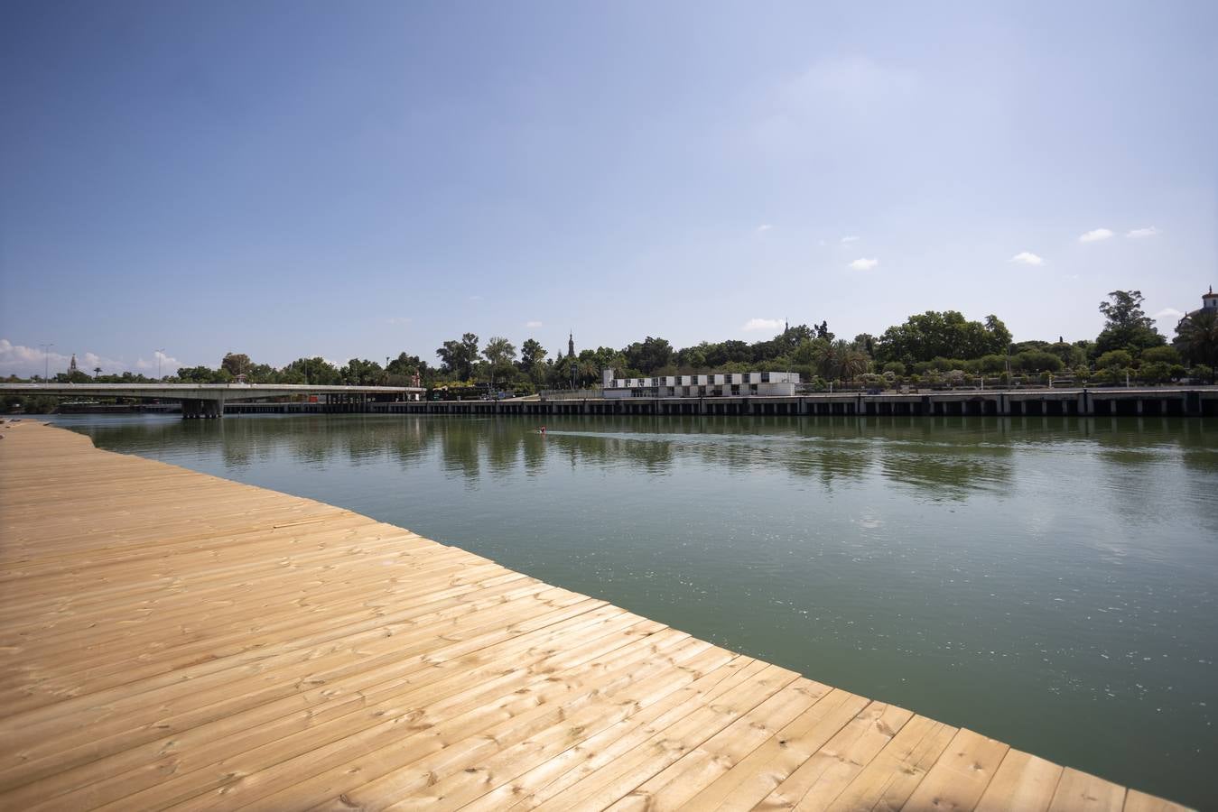 Estado actual de las obras del Jardín de las Cigarreras