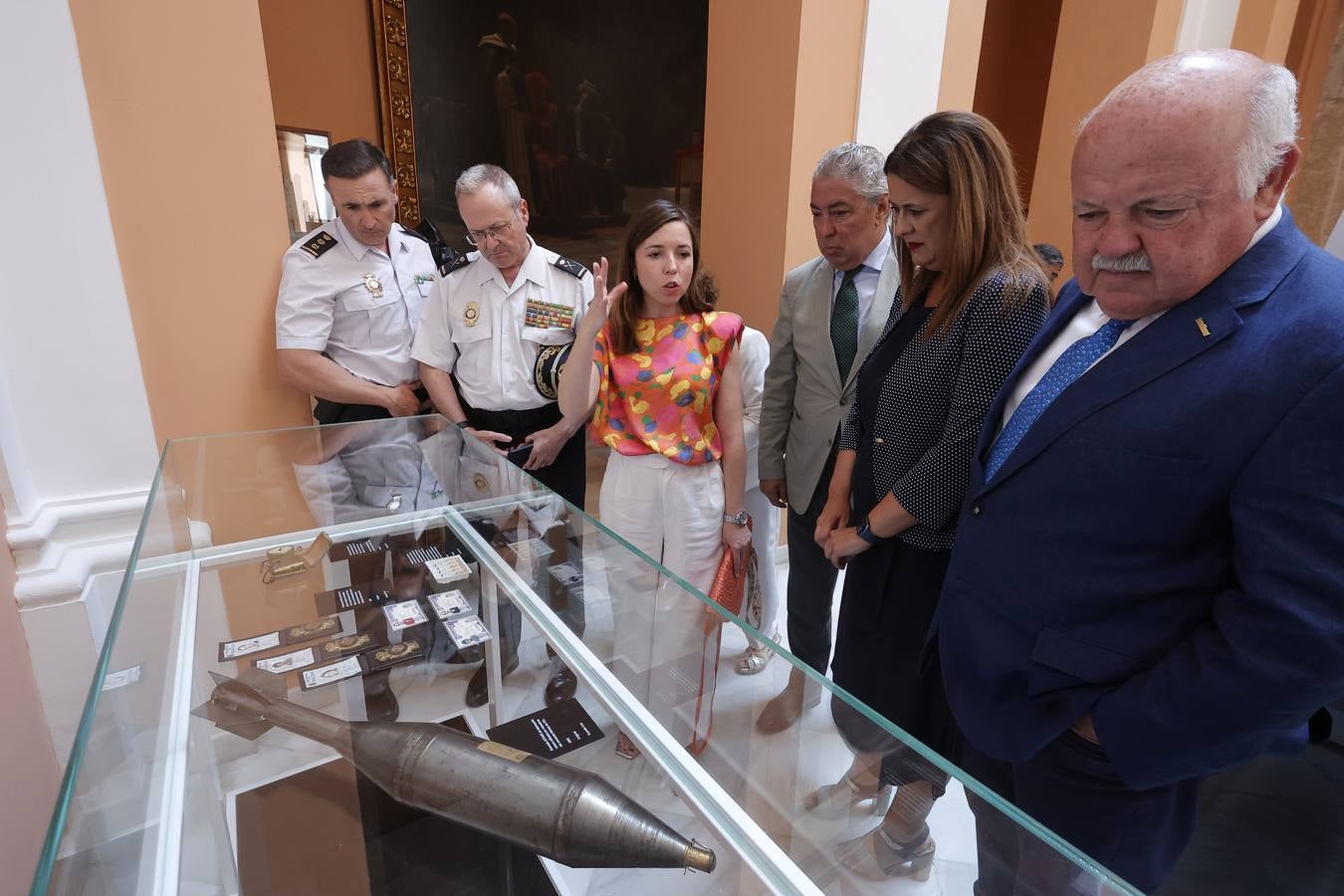 Inauguración de la muestra  'El terror a portada. 60 años del terrorismo en España a través de la prensa' en el Ayuntamiento de Sevilla