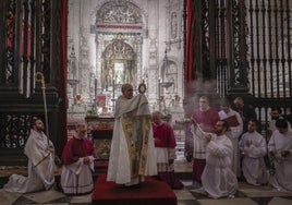 La ciudad vive en la Catedral un Corpus sin precedentes