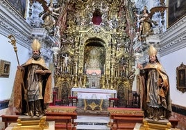 Las Tres Caídas culmina la restauración de las imágenes de San Isidoro y San Leandro