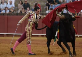 La novillada de Curro Durán, Diego García y Daniel Medina en Sevilla, en imágenes