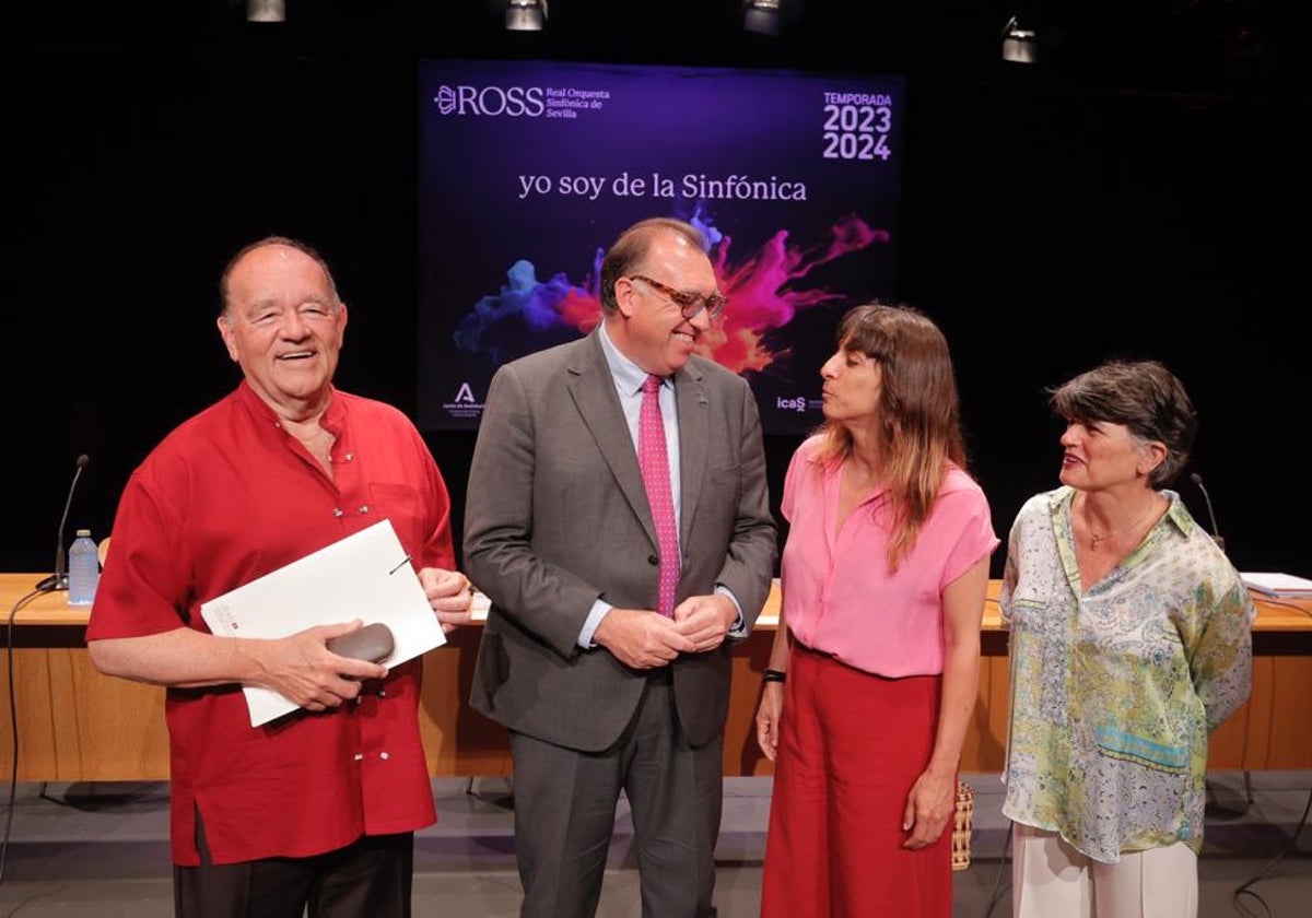 Un momento de la presentación de la temporada 2023/2024 de la Real Orquesta Sinfónica de Sevilla