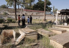 En imágenes, el deteriorado estado del cementerio de los ingleses