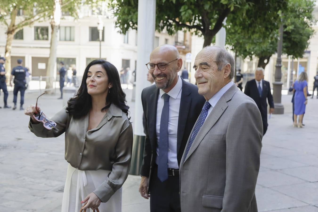 El Rey Felipe VI recibe en el Ayuntamiento de Sevilla el IX Premio contra el Terrorismo Alberto Jiménez-Becerril