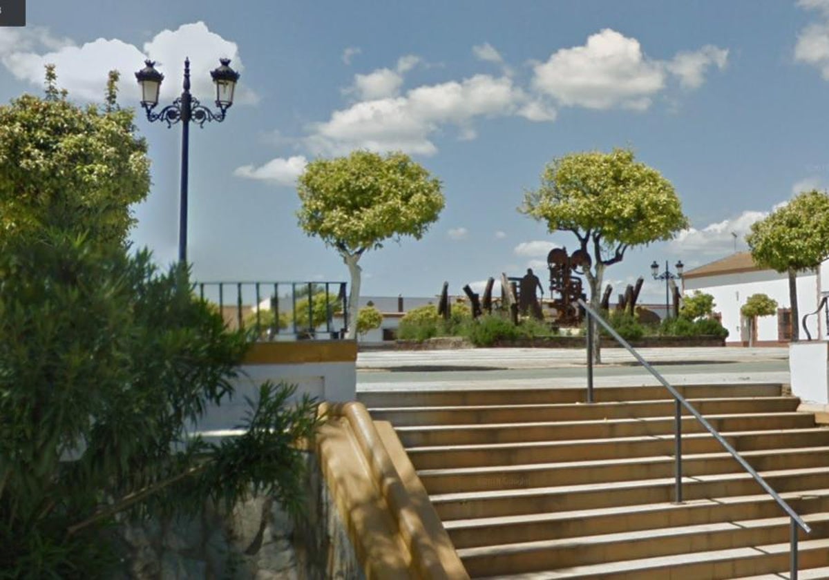 Imagen de archivo de una de las plazas que hay en Aznalcóllar