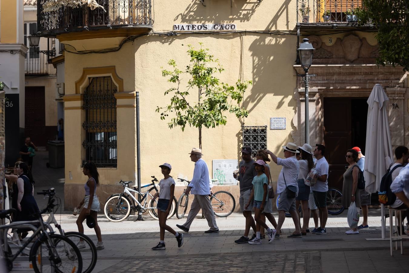 Ambiente del barrio de Santa Cruz