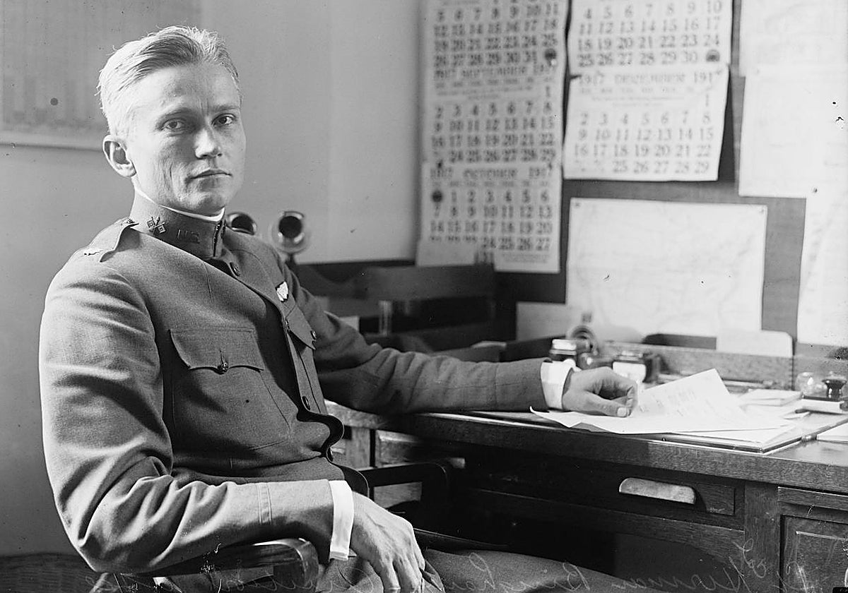 Retrato de Hiram Bingham en 1917. Library of Congress/Wikimedia Commons